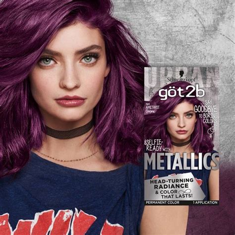 metallic box hair color|metallic color hair color.